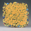 CORMAC BOYDELL ~ Daniel in the Lions’ Den ceramic 46 x 48 x 8 cm - €550 - SOLD