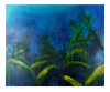 HELEN O'KEEFFE ~ Deep Blue Garden - Oil on Canvas - 77 x 92 cm