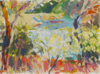 NIGEL H JAMES ~ Mutinondo Landscape - acrylic on paper - €450