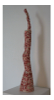JIM TURNER ~ Red Bottle Form - Ceramic - 65 cm high
