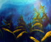 HELEN O'KEEFFE ~ Deep Sea Garden - oil on canvas - €750