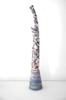 JIM TURNER ~ Coloured Bottle Form - volcanic glaze - €280