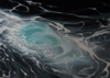 DIANA KINGSTON ~ Waves III- oil on canvas -25 x 36 cm - €600
