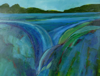 TERRY SEARLE ~ Head of the River - acrylic on canvas - 36 x 46 cm - €400