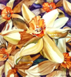 ALYN FENN ~ Daffodils - watercolour on paper - 38 x 34 cm - €270