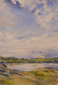 ANN MARTIN ~ The Bay to Lisheen Kilcoe, Co.Cork 2015 - watercolour - 25 x 26 cm - €800