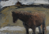 CHRISTINE THERY ~ Island Pony - oil on canvas on board - 25 x 35.5 cm - SOLD