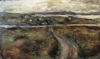 CHRISTINE THERY ~ The Road to Paris - oil on canvas - 91 x 153 cm - SOLD