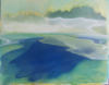 FIONA WALSH ~  Sea II - oil on canvas - 18 x 26 cm - €300