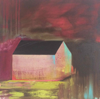 HELEN O'KEEFFE ~ House full of Memories, Long Island - oil on canvas - 50 x 51 cm - €550