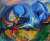 NONA PETTERSEN ~ Foxie - oil on gesso panel - 50 x 60 cm