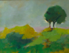TERRY SEARLE ~ Little Tree -  acrylic on canvas - 24 x 31 cm - €250