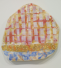 JIM TURNER - Kobane - framed ceramic plaque - 40 x 40 cm - €275