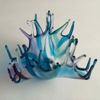 ANGELA BRADY Water Flower - Fuse Glass - 15 x 15 cm  - €240