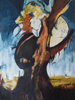 CATHERINE WELD -Night Tree - oil on canvas - 102 x 76 cm - €1200