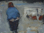 CHRISTINE THERY - Checking for Calves - oil on canvas - 76 x 102 cm - €3100