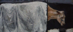 CHRISTINE THERY - Holy Cow - oil on canvas - diptych 25.5 x 56 cm - €1200
