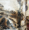 KAREN HENDY - Liminal V - mixed media on paper - 40 x 40 cm - €690
