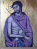 LYNDA MILLER - BAKER - Jesus - egg tempera on wood - 41.5 x 26 cm - €750
