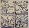 NIGEL HULEATT - JAMES - Four Tile panel- 30 x 30 cm - €190