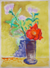 NIGEL HULEATT - JAMES - Vase with Flowers - watercolour - €220