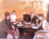 DIARMUID BREEN - Executive Dinner - oil on canvas - 20 x 25 cm - €200 - SOLD