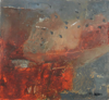 WENDY DISON -  Traces II - oil on paper - 27 x 30 cm - €400