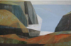 ANGELA FEWER - Cliffs - acrylic on canvas - 61 x 91 cm - €1900