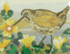 SUKEY SINDALL - Woodcock on the Marsh - textile 38 x 44 cm - €200