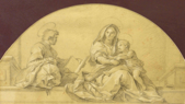 UNIDENTIFIED  - Chalk Drawing after Raphael - €200