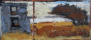 CHRISTINE THERY - The Light in the Window - oil on canvas - 25 x 56 cm diptych - €850