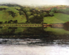 JANET MURRAN - The Fields are Framed 2 - charcoal & acrylic on panel - 60 x 75  cm - €995 - SOLD