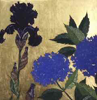 JEAN BARDON - Dark Iris - etching with gold leaf - €625