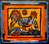 MICHAEL ROTHENSTEIN - Rooster - lithograp 3/74 - €300 - SOLD