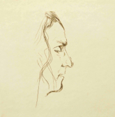 R.B.KITAJ - Portrait - etching 110/150 - €500 - SOLD
