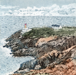 SUSAN EARLY - Bailey Lighthouse III - etching & aquatint - 25 x 25 cm - edition of 50 - €160 unframed €210 framed