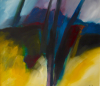 TERRY SEARLE - Blue Hills  - acrylic on canvas - 70 x 80 cm - €1800