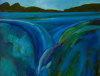TERRY SEARLE - Head of the River - acrylic on canvas - 36 x 46 cm - €850