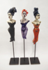 AYELET LALOR - Vamp Sisters (grouped) - ceramic/steel - €1000 for all three - ALL SOLD