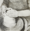 CECELIA THOLE - Potters Hands 6 - charcoal drawing - €300
