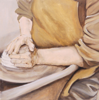 CECELIA THOLE - Potters Hands 4 - oil on canvas - €380