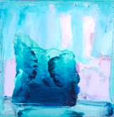 COÍLÍN MURRAY -  Island - oil & wax on canvas - 33 x 33 cm - €850