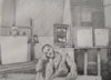 DIARMUID BREEN - Paul Klee Studio - graphite on paper - 24 x 18 cm - €180