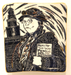 ETAIN HICKEY - Mother Jones - ceramic - 15 x 15 cm - €130 - SOLD