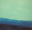 HELEN O'KEEFFE - The Deep Blue II - oil on board - part 3 of trypticth - €900 for all 3