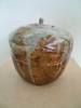 MARCUS O'MAHONY - Soft squared lidded jar - stoneware - 22 x 24 cm - €520