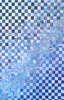 MARY PALMER - Indigo Mist - hand dyed cotton, silk & wool textile - 152 x 102 cm - €1050