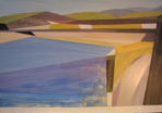 ANGELA FEWER - Golden Strand - acrylic on board - 42 x 62 cm - €1200