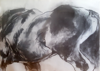 CATHERINE WELD - Horse - charcoal on paper - €450