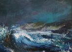 PAULINE AGNEW - Sea Change - acrylic on canvas - 80 x 100 cm - €2250